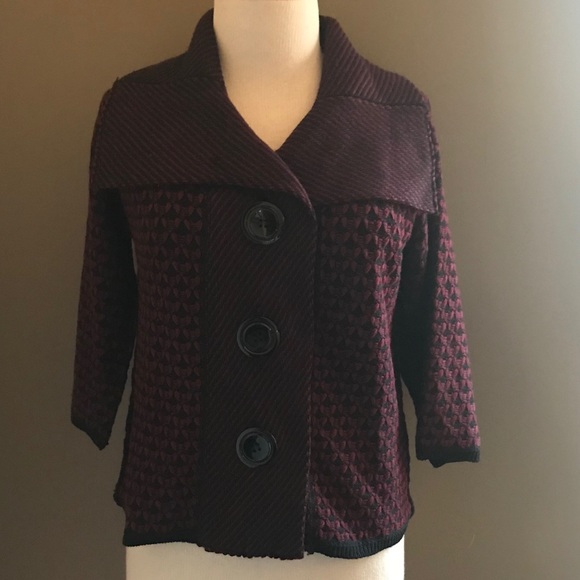 Sloni Red and black cardigan - Picture 8 of 8